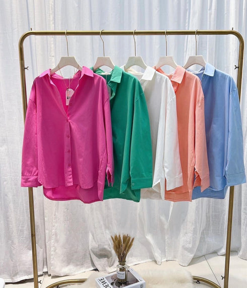 WANWAN Colourful Collar Shirt